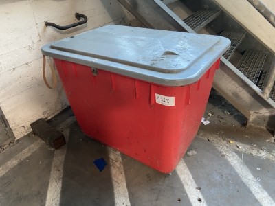 1 Sammeltonne, Kunststoff mit Deckel